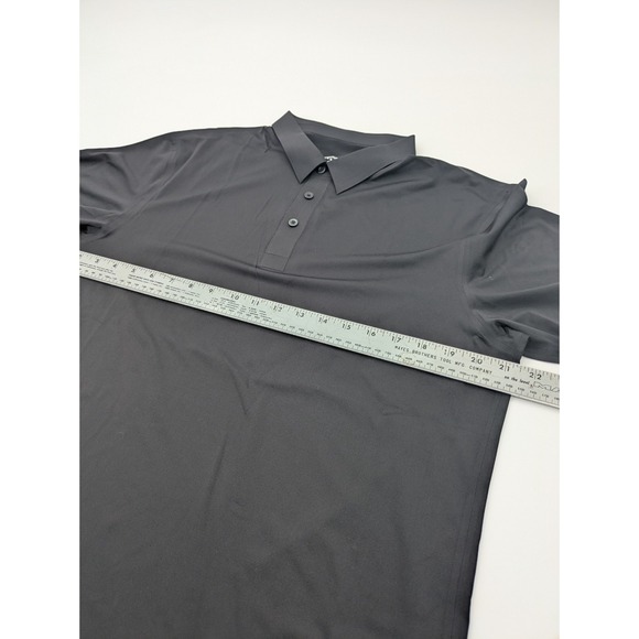 Graphene-X Men's L Black Polo Shirt Athletic Performance Short Sleeve Stretch - Picture 3 of 6